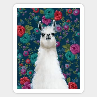 Garden Llama Sticker